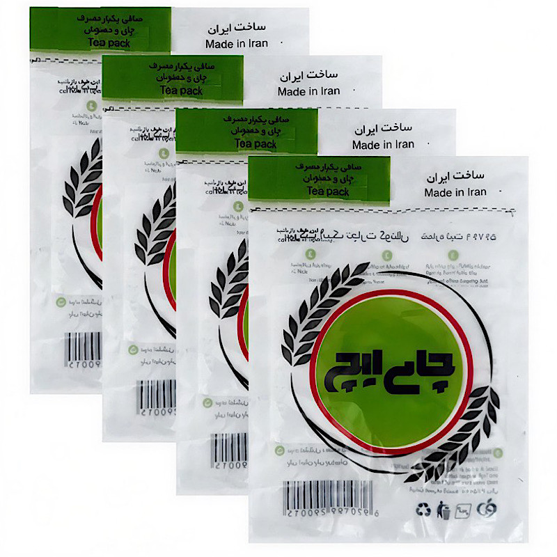 فیلتر چای ایچ مدل کیسه ای 4 بسته 60 عددی