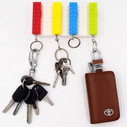 جاکلیدی دیواری 4 عددی طرح لگو